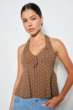 Load image into Gallery viewer, Hazel Ruched Halter Top