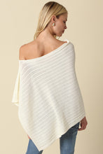 Load image into Gallery viewer, Lilia Asymmetrical Knit Poncho Top