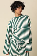 Load image into Gallery viewer, Sadie Stripe Lounge Top