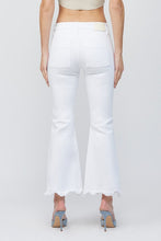 Load image into Gallery viewer, White Cropped Flare Jeans
