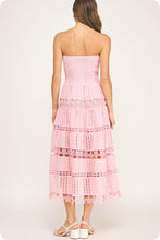 Load image into Gallery viewer, Eyelet Lace Tube Dress
