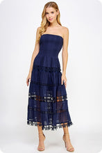 Load image into Gallery viewer, Midi Eyelet Dress
