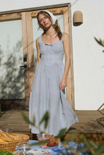 Load image into Gallery viewer, Corset Detail Midi Dress
