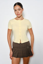 Load image into Gallery viewer, Heidi Ribbed Button Up Tee
