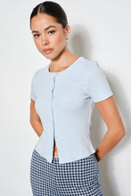 Load image into Gallery viewer, Heidi Ribbed Button Up Tee
