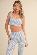 Load image into Gallery viewer, Gingham Sports Bra
