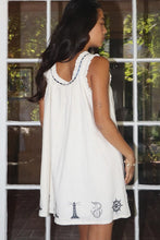 Load image into Gallery viewer, Nautical Tie Mini Dress
