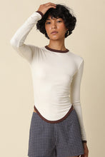 Load image into Gallery viewer, Kendall Contrast Trim Top

