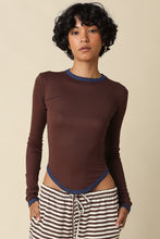 Load image into Gallery viewer, Kendall Contrast Trim Top
