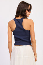 Load image into Gallery viewer, Racer Back Tank Top With Beading

