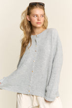 Load image into Gallery viewer, Ribbed Button-front Cardigan
