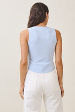 Load image into Gallery viewer, Button Pleated Split Knit Top
