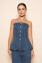 Load image into Gallery viewer, Sarah Denim Top
