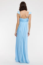 Load image into Gallery viewer, Satin Ruffle Maxi Dress
