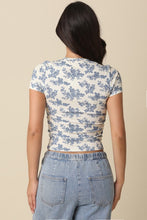 Load image into Gallery viewer, Norah Floral Keyhole Knit Top
