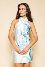 Load image into Gallery viewer, Satin Halter Mini Dress
