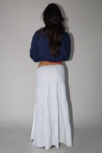 Load image into Gallery viewer, Drawstring Striped Maxi Skirt
