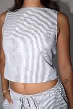 Load image into Gallery viewer, Striped Open Back Top
