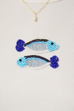 Load image into Gallery viewer, Fish Beaded Tee

