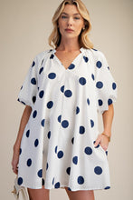 Load image into Gallery viewer, Puff-sleeve Mini Shift Dress
