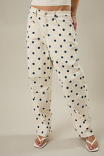 Load image into Gallery viewer, Polka Dot Barrel Pant
