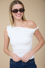 Load image into Gallery viewer, Asymmetrical Off The Shoulder Knit Top
