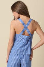 Load image into Gallery viewer, Lucille Striped Button-front Tank Top

