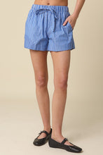Load image into Gallery viewer, Lucille Striped Drawstring Shorts

