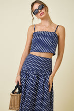 Load image into Gallery viewer, Polkadot Crop Top

