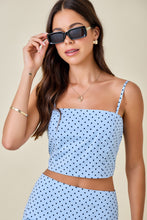 Load image into Gallery viewer, Polkadot Crop Top
