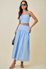Load image into Gallery viewer, Polkadots Flared Maxi Skirt
