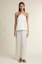 Load image into Gallery viewer, Textured Halter Cami Top And Wide Leg Pants Set
