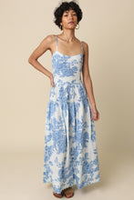 Load image into Gallery viewer, Tiana Gathered Floral Maxi Dress
