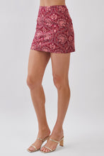 Load image into Gallery viewer, Paisley Floral Print Mini Skirt
