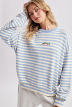 Load image into Gallery viewer, Striped Fish Coastal Sweater

