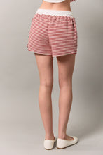 Load image into Gallery viewer, Mid Rise Stripe Shorts
