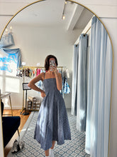 Load image into Gallery viewer, Striped Panel Midi Dress

