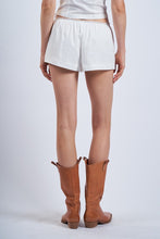 Load image into Gallery viewer, Soft Solid Color Lace Ribbon Point Micro Shorts
