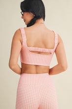 Load image into Gallery viewer, Gingham Sports Bra
