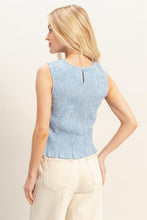 Load image into Gallery viewer, Smocked Sleeveless Top
