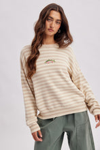 Load image into Gallery viewer, Striped Fish Coastal Sweater
