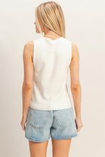 Load image into Gallery viewer, Ribbed Crew Neck Tank Top
