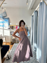 Load image into Gallery viewer, Striped Panel Midi Dress
