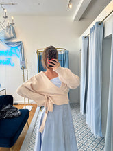 Load image into Gallery viewer, Wrap Tie Knit Sweater
