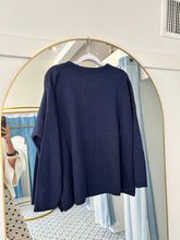Load image into Gallery viewer, Navy Lobster Sweater

