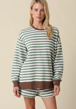 Load image into Gallery viewer, Averil Striped Lounge Top

