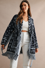 Load image into Gallery viewer, Bandana Print Cardigan
