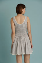 Load image into Gallery viewer, Eyelet Trim Floral Mini Dress
