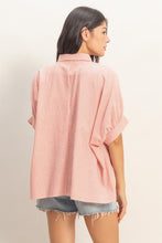 Load image into Gallery viewer, Striped Button Front Blouse
