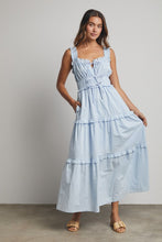 Load image into Gallery viewer, Cotton Ruffle Tiered Midi Dress
